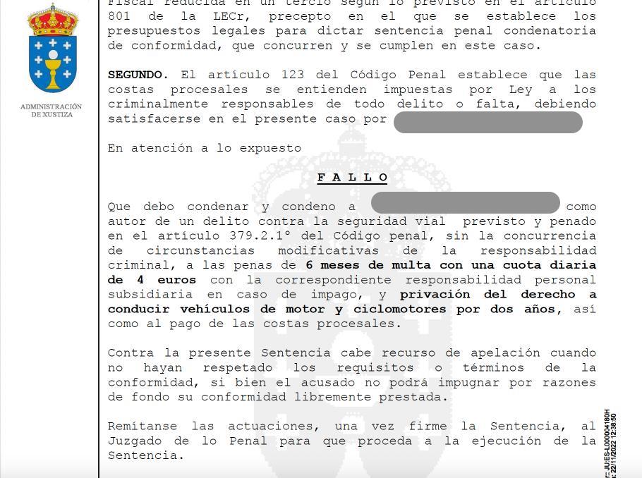 22-11-22-sentencia-alcoholemia abogado laracha alcoholemia